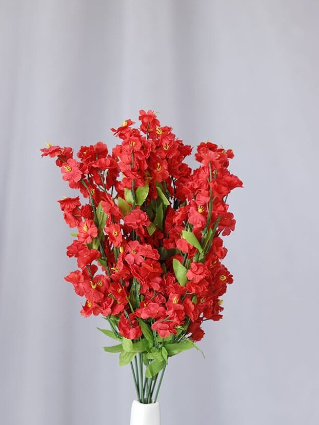 Miosoti por 12 – Rojo - Flores Artificiales Envios a Bogotá y toda Colombia | Dkora Colombia