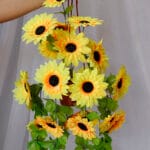 Girasol por 6 – Amarillo y Naranja - Flores Artificiales Envios a Bogotá y toda Colombia | Dkora Colombia