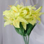 Lirios por 14 – Morado - Flores Artificiales Envios a Bogotá y toda Colombia | Dkora Colombia