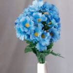 Margarita por 7 – Naranja - Flores Artificiales Envios a Bogotá y toda Colombia | Dkora Colombia