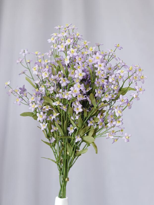 Miosoti por 12 – Lila - Flores Artificiales Envios a Bogotá y toda Colombia | Dkora Colombia