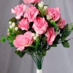 Exótica en látex – Naranja - Flores Artificiales Envios a Bogotá y toda Colombia | Dkora Colombia