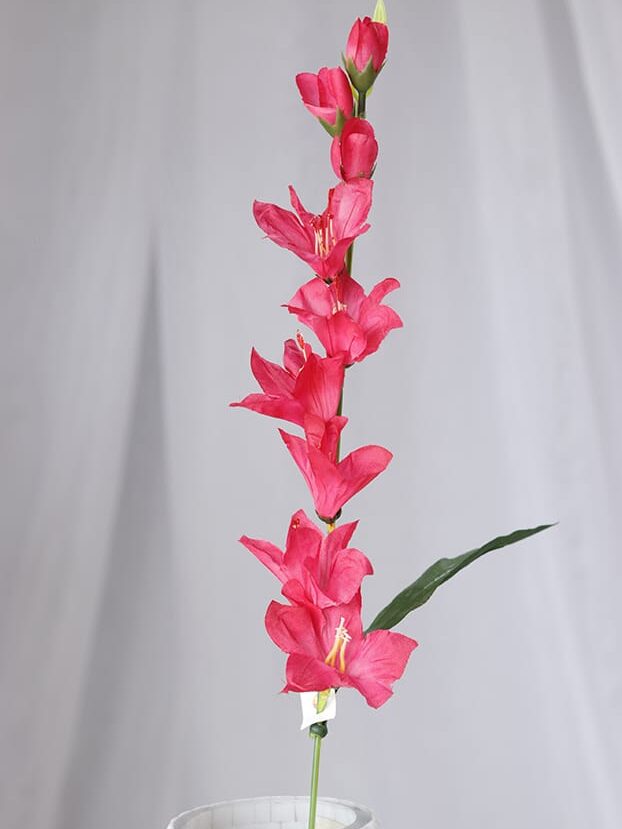 Vara Gladiolo – Fucsia - Flores Artificiales Envios a Bogotá y toda Colombia | Dkora Colombia