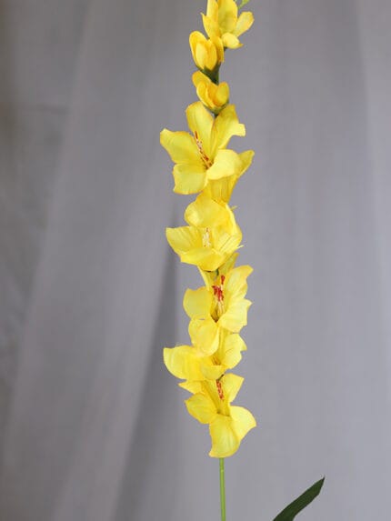Vara Gladiolo – Amarillo - Flores Artificiales Envios a Bogotá y toda Colombia | Dkora Colombia