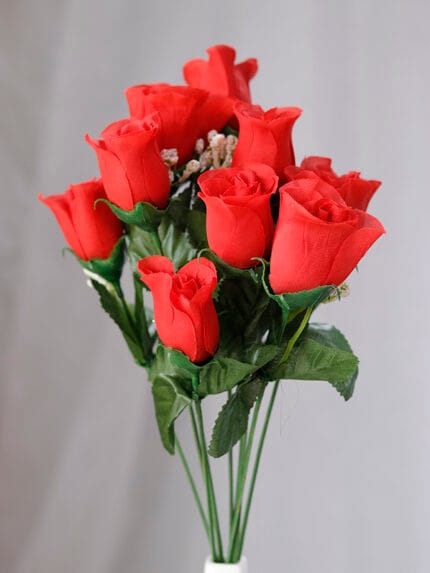 Botón por 10 – Rojo - Flores Artificiales Envios a Bogotá y toda Colombia | Dkora Colombia