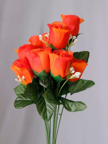 Botón por 10 – Naranja - Flores Artificiales Envios a Bogotá y toda Colombia | Dkora Colombia