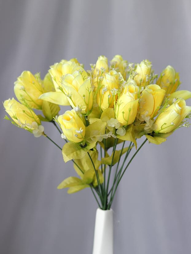 Botón por 18 – Amarillo - Flores Artificiales Envios a Bogotá y toda Colombia | Dkora Colombia