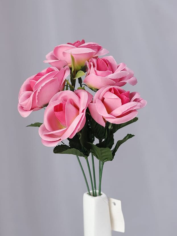 Rosas por 5 - Flores Artificiales Envios a Bogotá y toda Colombia | Dkora Colombia