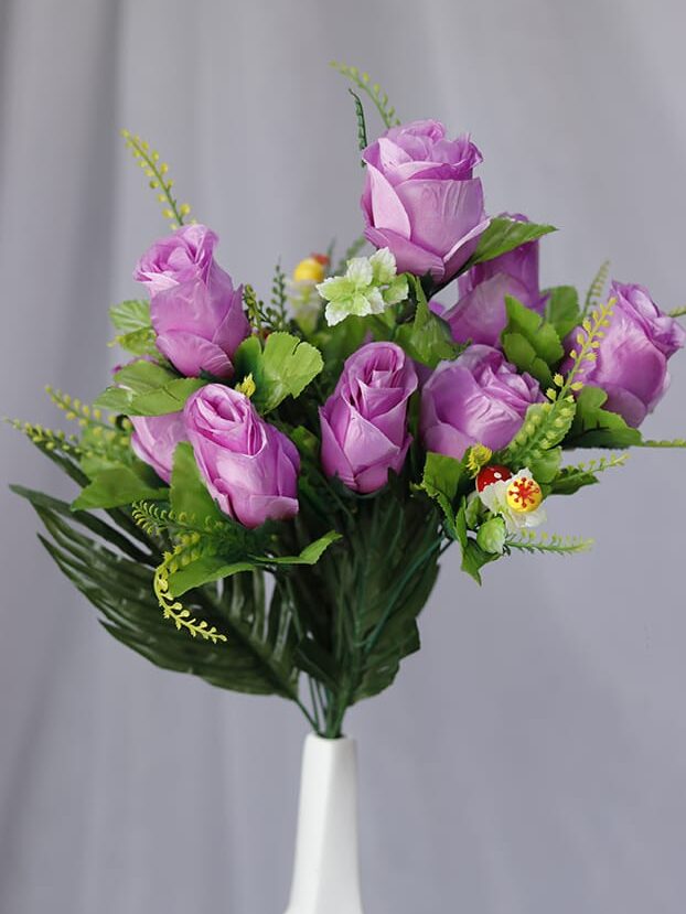 Ramo Tropical -Lila - Flores Artificiales Envios a Bogotá y toda Colombia | Dkora Colombia