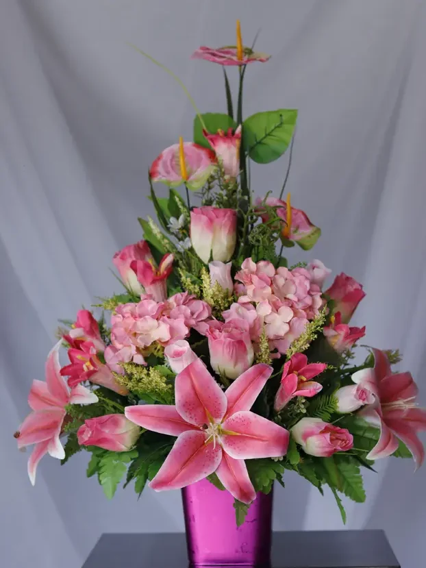 Anturio y Lirio - Arreglos Florales Envios a Bogotá y toda Colombia | Dkora Colombia