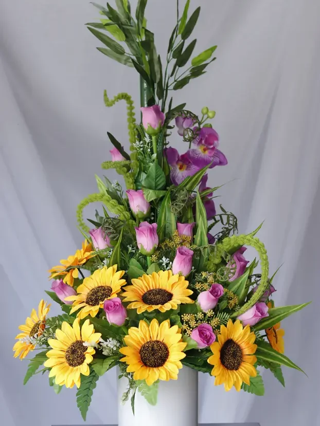 Girasol y Follaje - Arreglos Florales Envios a Bogotá y toda Colombia | Dkora Colombia