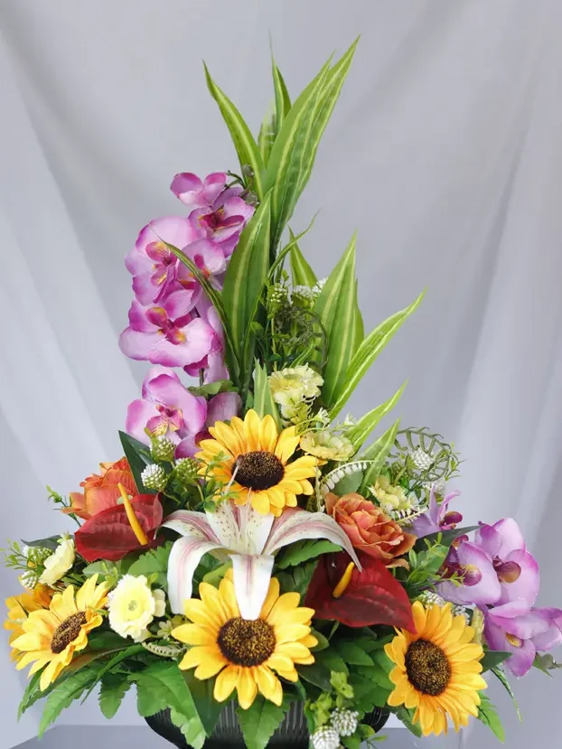 Girasol y Follaje - Arreglos Florales Envios a Bogotá y toda Colombia | Dkora Colombia