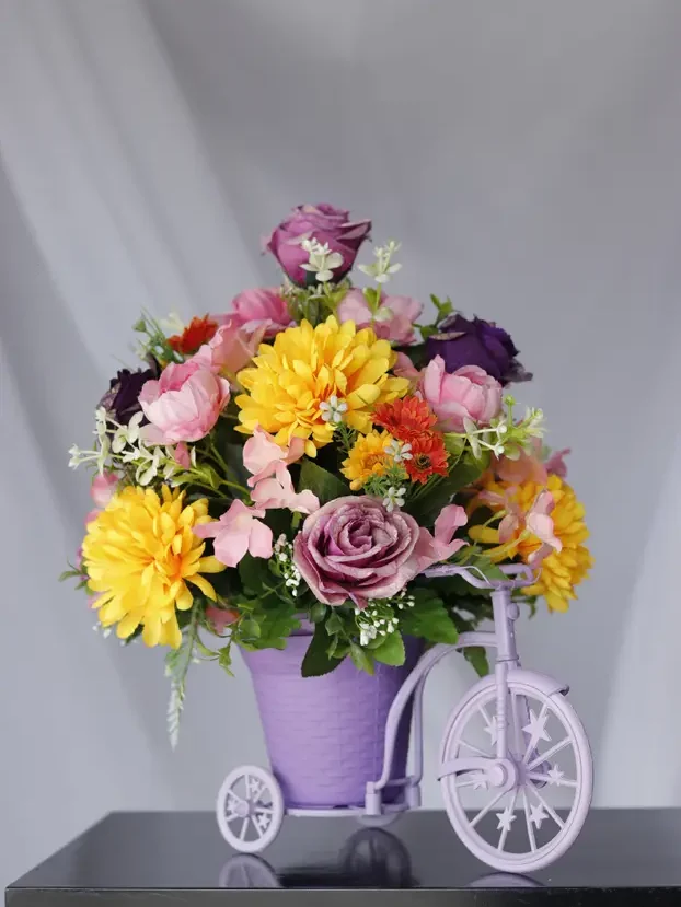 Rosas y Pompón - Arreglos Florales Envios a Bogotá y toda Colombia | Dkora Colombia