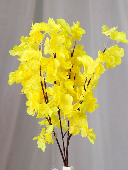 Cerezo por 5 – Amarillo - Flores Artificiales Envios a Bogotá y toda Colombia | Dkora Colombia