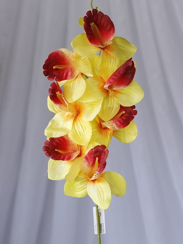 Orquídea con frutos – Amarillo - Flores Artificiales Envios a Bogotá y toda Colombia | Dkora Colombia