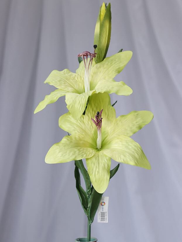 Vara Lirio por 2 – Verde - Flores Artificiales Envios a Bogotá y toda Colombia | Dkora Colombia