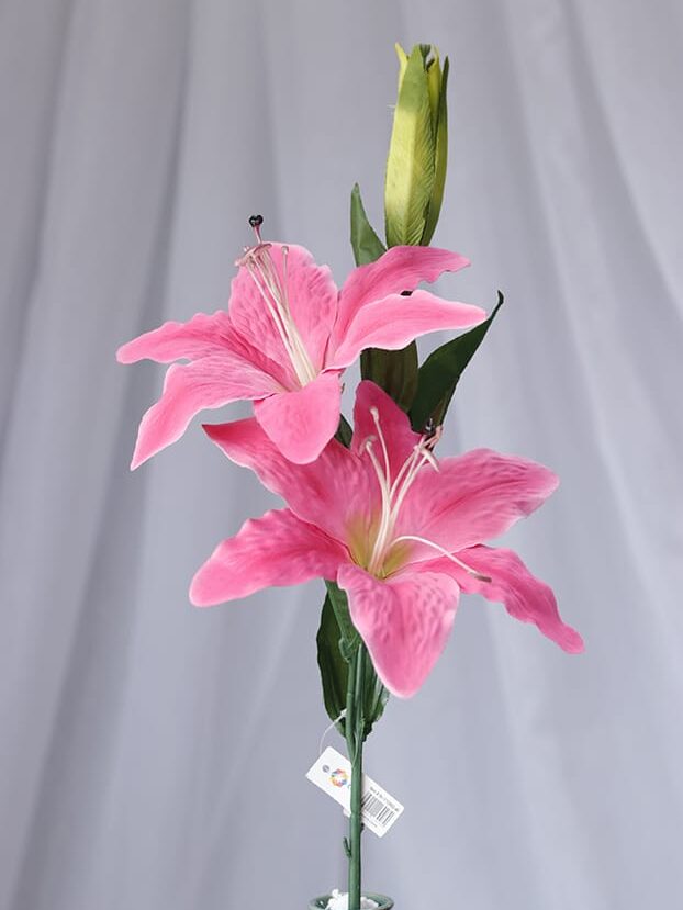 Vara Lirio por 2 – Fucsia - Flores Artificiales Envios a Bogotá y toda Colombia | Dkora Colombia