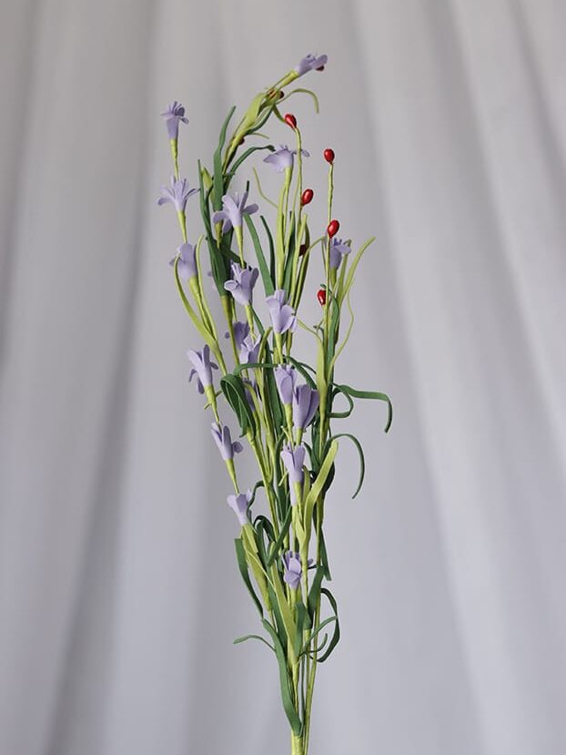 Vara flores de Nardo en Foami por 3 – Lila - Follaje y Plantas Envios a Bogotá y toda Colombia | Dkora Colombia