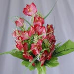 Mini Orquídea por 7 – Rojo - Flores Artificiales Envios a Bogotá y toda Colombia | Dkora Colombia