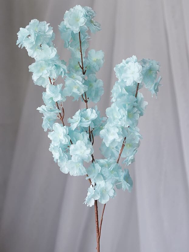 Vara Cerezo por 3 – Azul Claro - Flores Artificiales Envios a Bogotá y toda Colombia | Dkora Colombia