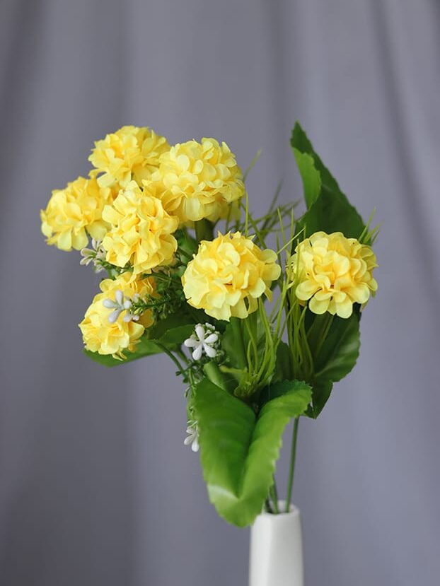 Mini Hortensia por 6 - Flores Artificiales Envios a Bogotá y toda Colombia | Dkora Colombia