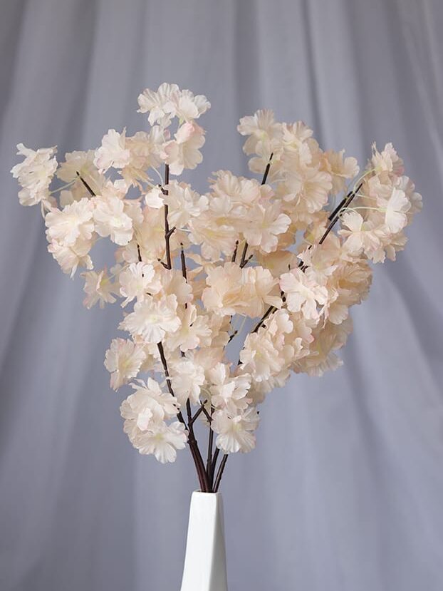 Ramo Cerezo por 5 – Salmon - Flores Artificiales Envios a Bogotá y toda Colombia | Dkora Colombia