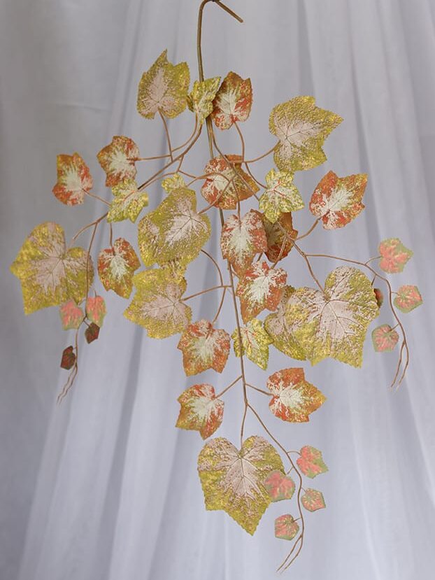 Hoja Vinífera – Gris y Naranja - Follaje y Plantas Envios a Bogotá y toda Colombia | Dkora Colombia