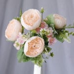 Mini Pompón por 8 – Naranja y Rojo - Flores Artificiales Envios a Bogotá y toda Colombia | Dkora Colombia