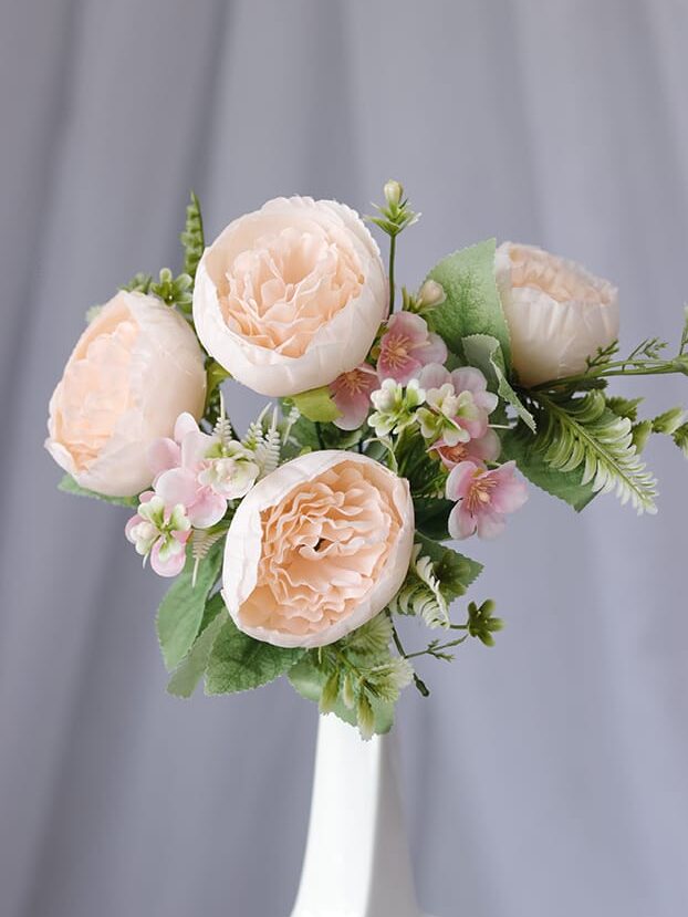 Peonia por 7 – Curuba - Flores Artificiales Envios a Bogotá y toda Colombia | Dkora Colombia