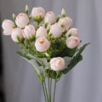 Mini Botón por 5 – Rosado Oscuro - Flores Artificiales Envios a Bogotá y toda Colombia | Dkora Colombia