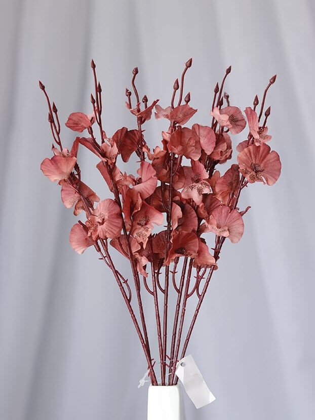 Mini Orquídea por 7 – Palo Rosa - Flores Artificiales Envios a Bogotá y toda Colombia | Dkora Colombia