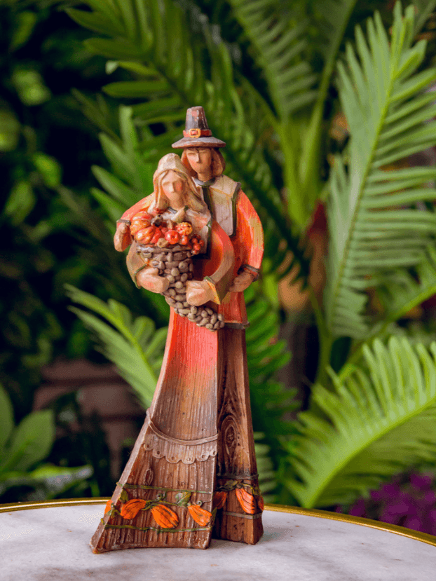 Pareja Peregrina – Naranja y Marrón - Decora tu Hogar Envios a Bogotá y toda Colombia | Dkora Colombia