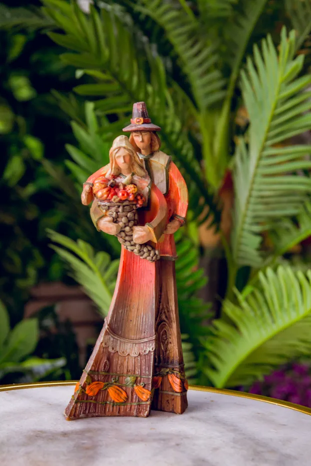 Pareja Peregrina – Naranja y Marrón - Decora tu Hogar Envios a Bogotá y toda Colombia | Dkora Colombia