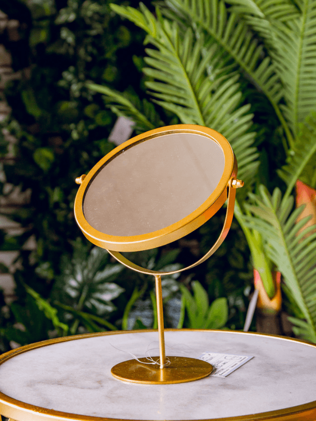 Espejo Redondo – Dorado - Decora tu Hogar Envios a Bogotá y toda Colombia | Dkora Colombia