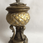 Cofre con dos cuernos – Café - Centros de Mesa Envios a Bogotá y toda Colombia | Dkora Colombia