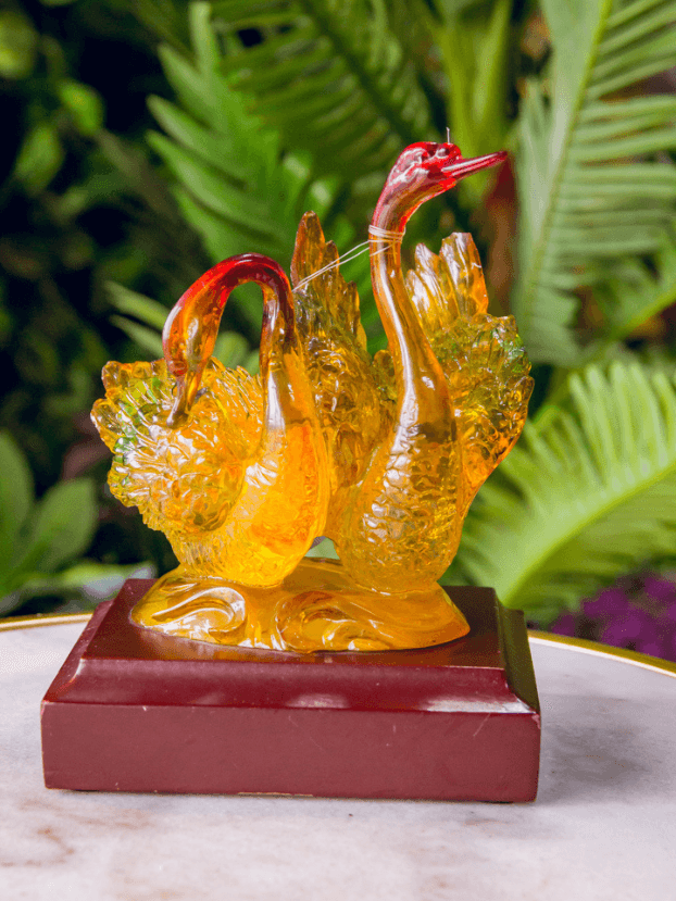 Cisnes por 2 – Amarillo y Verde - Decora tu Hogar Envios a Bogotá y toda Colombia | Dkora Colombia