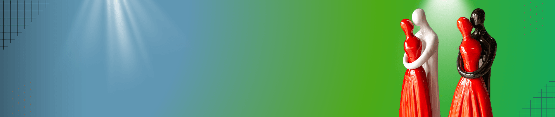 Pareja Entrelazadas - Decora tu Hogar Envios a Bogotá y toda Colombia | Dkora Colombia