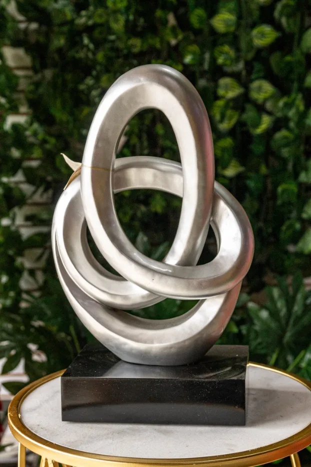 Figura en forma Ovalada – Plata - Decora tu Hogar Envios a Bogotá y toda Colombia | Dkora Colombia