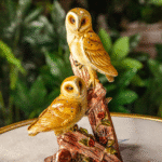 Familia lechuzas por 3 – Amarillo y marrones - Decora tu Hogar Envios a Bogotá y toda Colombia | Dkora Colombia