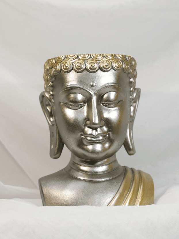 Cabeza Buda- Plata y Dorada - Amor y Amistad Envios a Bogotá y toda Colombia | Dkora Colombia