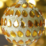 Bola N8 con Gemas Transparente- Plata - Bolas Envios a Bogotá y toda Colombia | Dkora Colombia