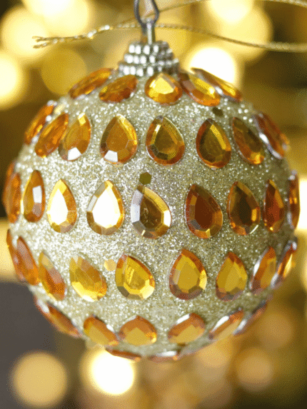 Bola N8 con Gemas Doradas- Dorada - Bolas Envios a Bogotá y toda Colombia | Dkora Colombia