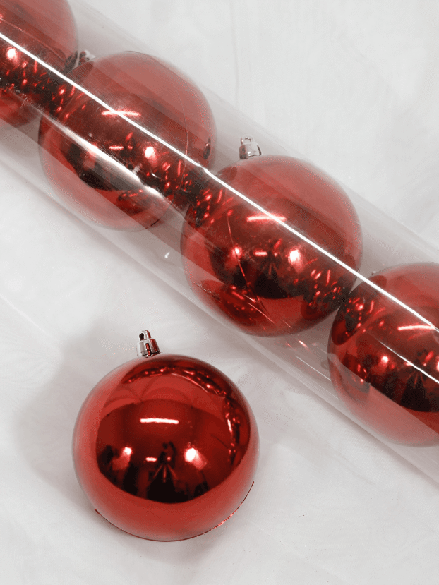 Bola N8 lisa por 8 – Color Rojo Brillante - Bolas Envios a Bogotá y toda Colombia | Dkora Colombia