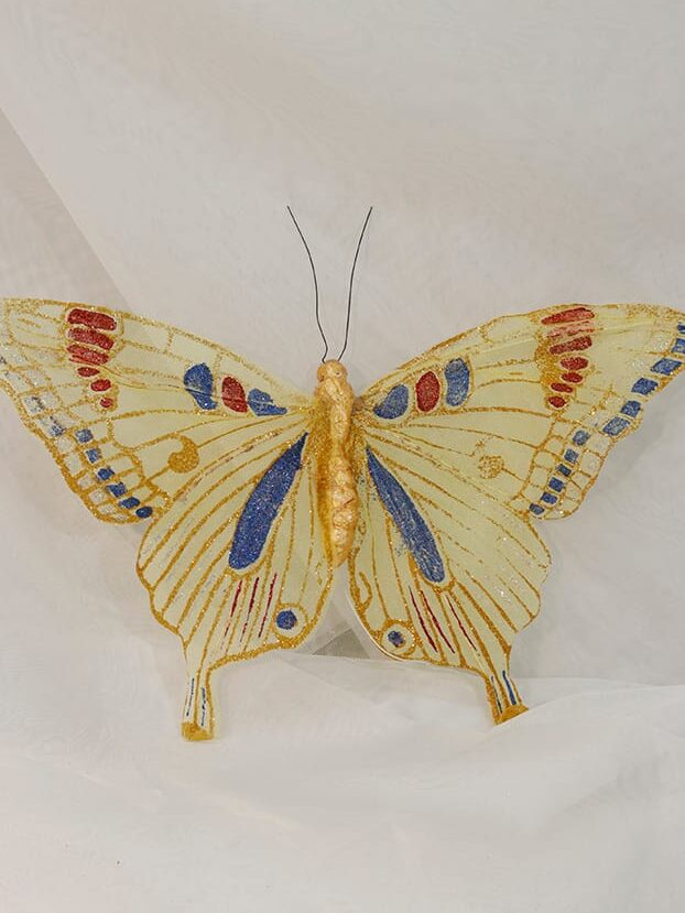 Mariposa grande escarchada - Decora tu Navidad Envios a Bogotá y toda Colombia | Dkora Colombia