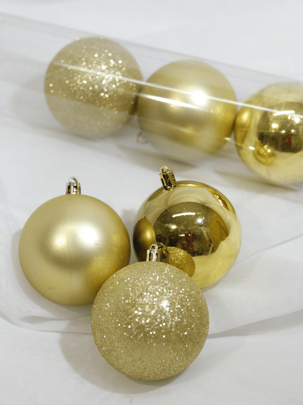 Bola surtida N8 por 6 – Dorado - Bolas Envios a Bogotá y toda Colombia | Dkora Colombia