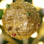 Bola N8 Alambrada con Hilo Oropel – Dorada - Bolas Envios a Bogotá y toda Colombia | Dkora Colombia