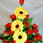 Rosas con Helecho Cuero - Amor y Amistad Envios a Bogotá y toda Colombia | Dkora Colombia