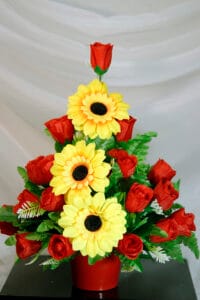 Girasoles por 3- Amarillo - Amor y Amistad Envios a Bogotá y toda Colombia | Dkora Colombia