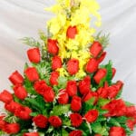 Heliconia con palmas - Amor y Amistad Envios a Bogotá y toda Colombia | Dkora Colombia