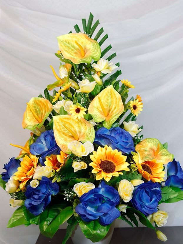 Anturio con hoja palma - Amor y Amistad Envios a Bogotá y toda Colombia | Dkora Colombia